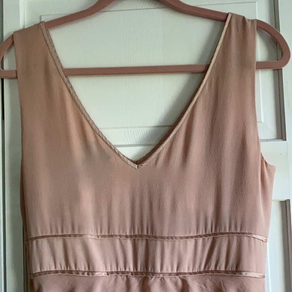 maxandcleo Dusty Rose 100% Silk Dress - Picture 5 of 8
